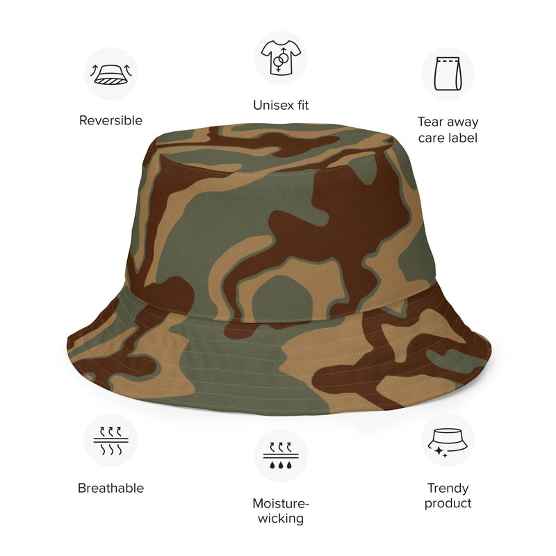 Ambush Tank Normandy CAMO Reversible Bucket Hat - Head
