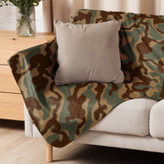 Ambush Tank Normandy CAMO Sherpa Blanket