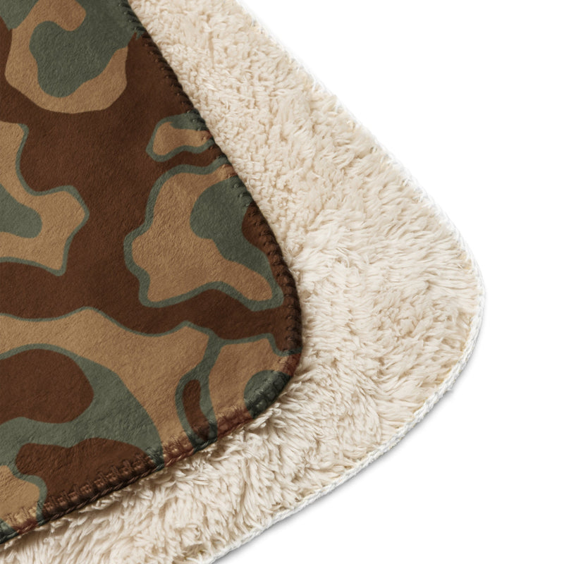 Ambush Tank Normandy CAMO Sherpa Blanket