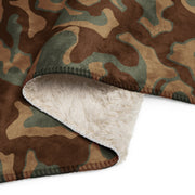 Ambush Tank Normandy CAMO Sherpa Blanket
