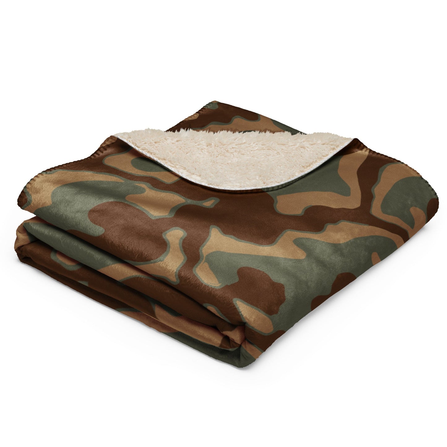 German Ambush Normandy Tank CAMO Sherpa blanket - Blankets