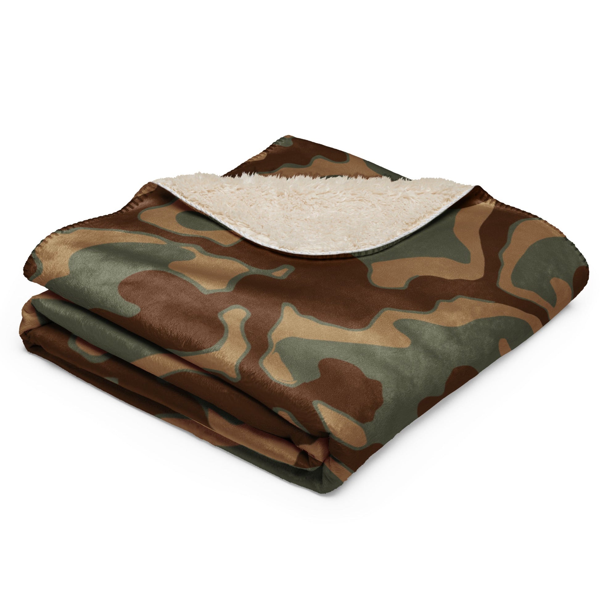 German Ambush Normandy Tank CAMO Sherpa blanket - Blankets