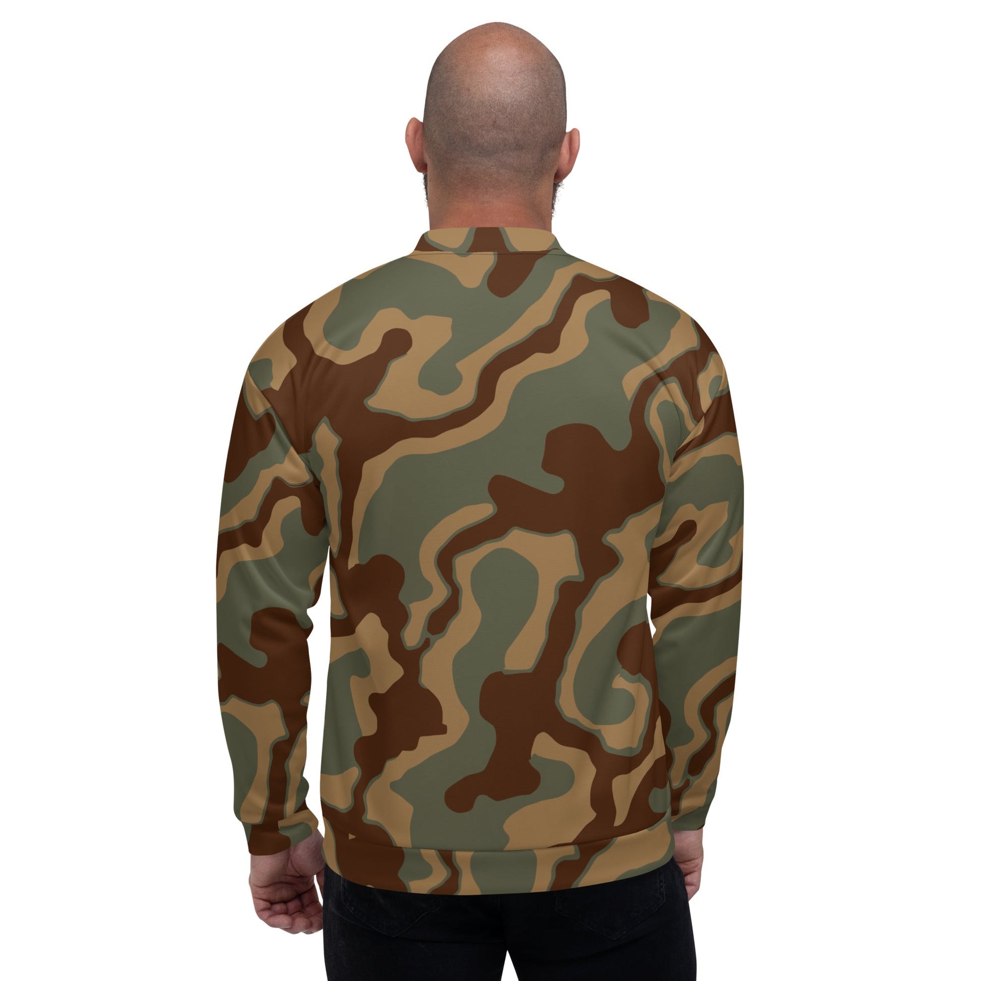 German Ambush Normandy Tank CAMO Unisex Bomber Jacket - Jackets