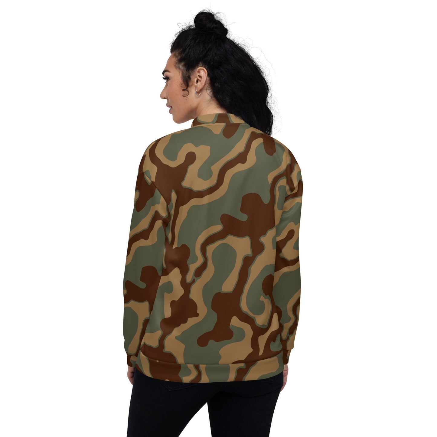 German Ambush Normandy Tank CAMO Unisex Bomber Jacket - Jackets