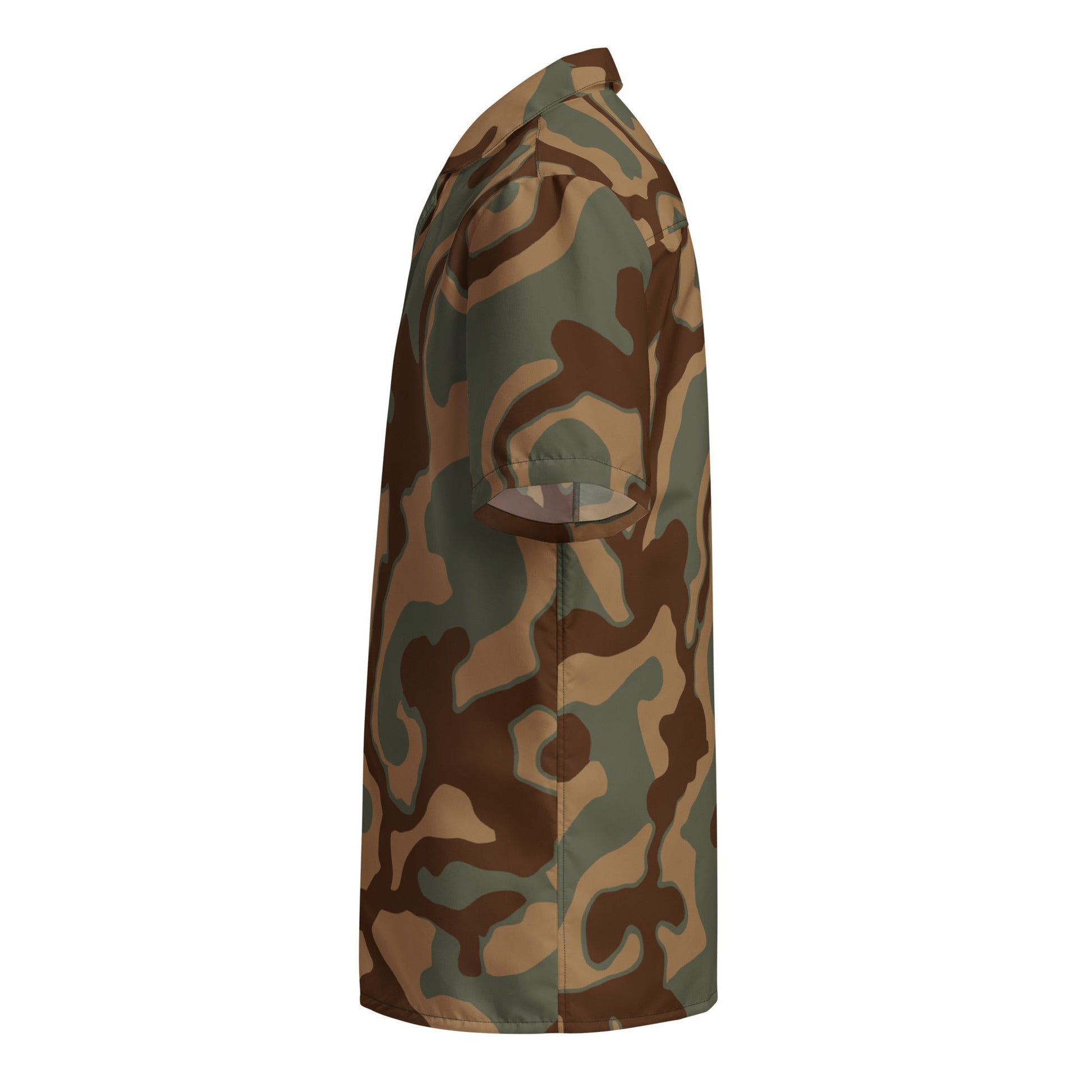 German Ambush Normandy Tank CAMO Unisex button shirt - Button Shirts