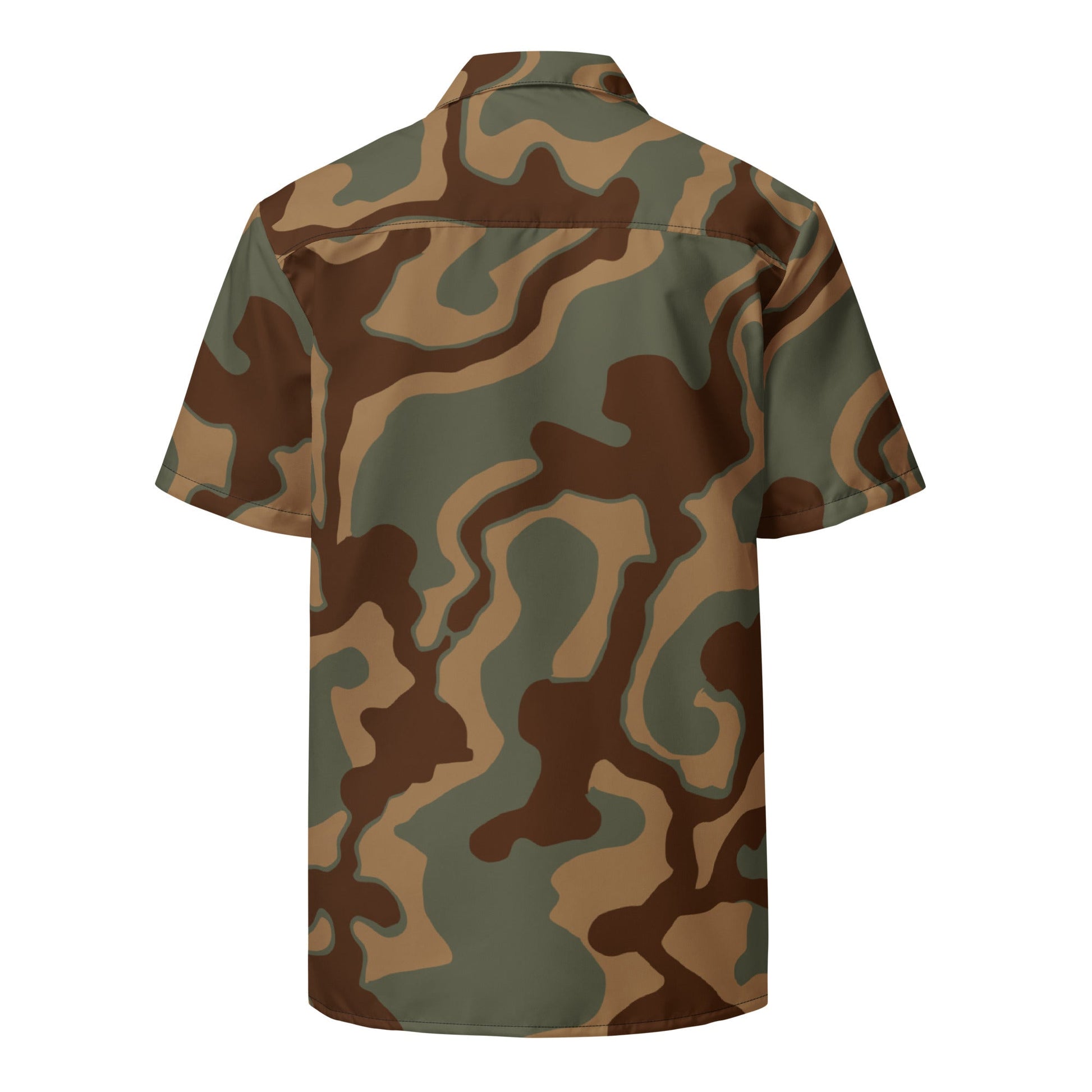 German Ambush Normandy Tank CAMO Unisex button shirt - Button Shirts