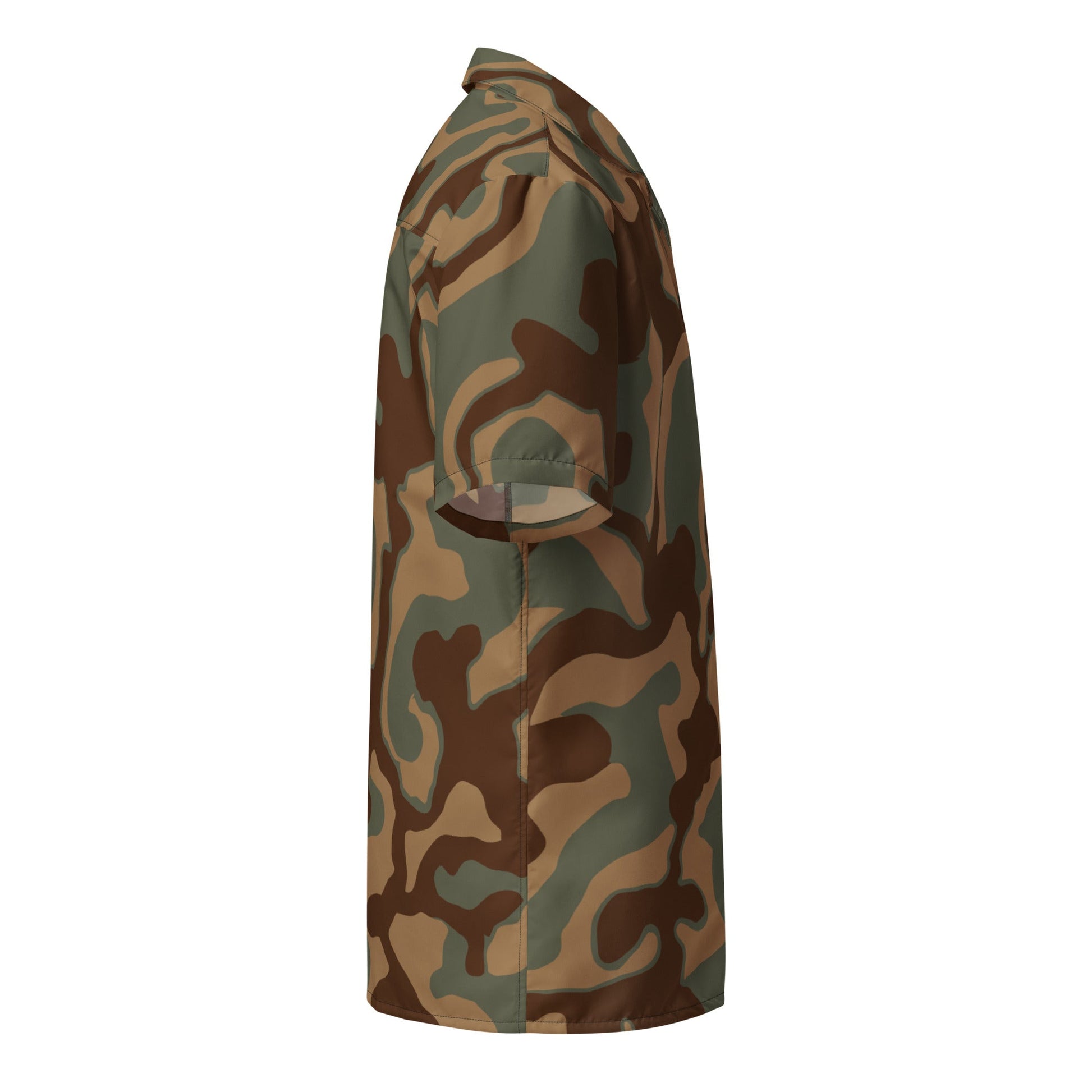 German Ambush Normandy Tank CAMO Unisex button shirt - Button Shirts