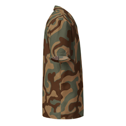 German Ambush Normandy Tank CAMO Unisex button shirt - Button Shirts