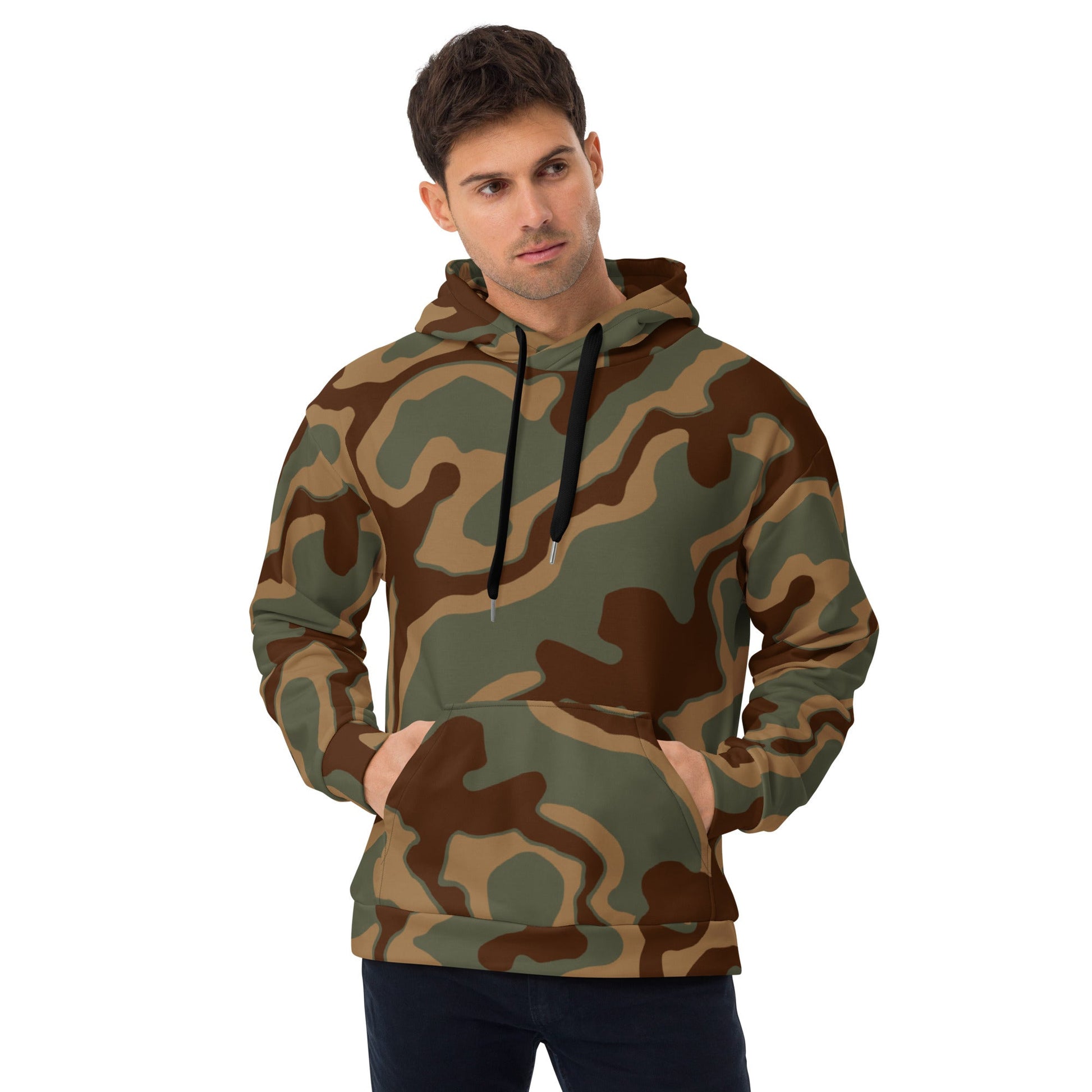 German Ambush Normandy Tank CAMO Unisex Hoodie - 2XS - Hoodies