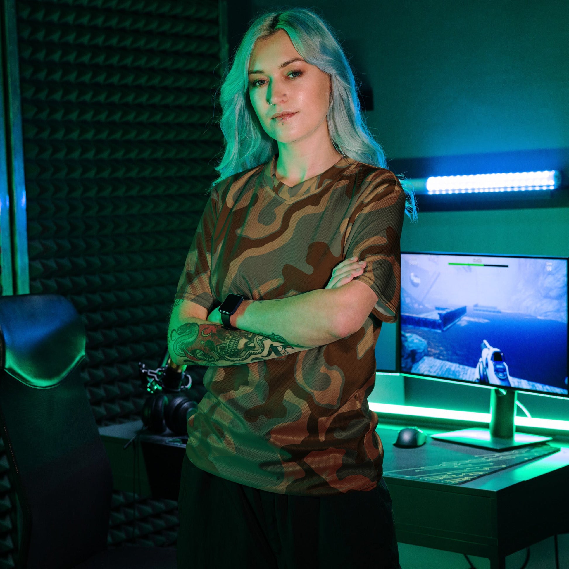 German Ambush Normandy Tank CAMO unisex sports jersey - Sports Jerseys