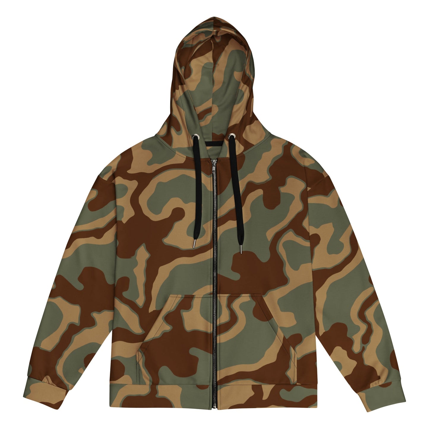 German Ambush Normandy Tank CAMO Unisex zip hoodie - 2XS - Zip Hoodies
