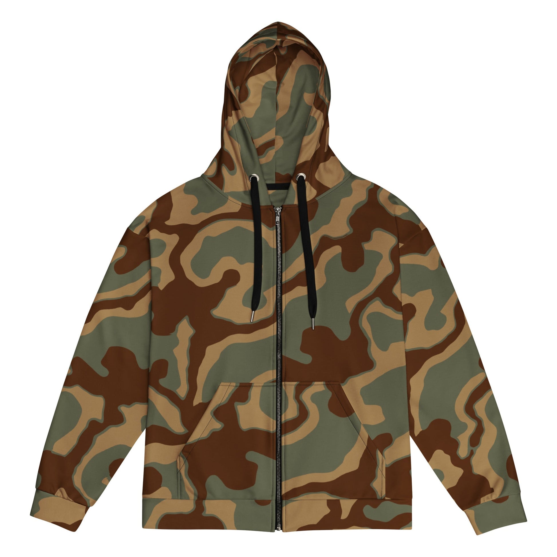 German Ambush Normandy Tank CAMO Unisex zip hoodie - 2XS - Zip Hoodies