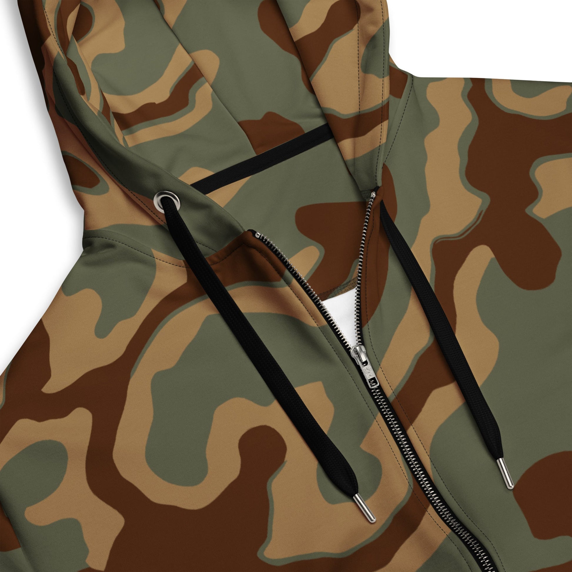 German Ambush Normandy Tank CAMO Unisex zip hoodie - Zip Hoodies
