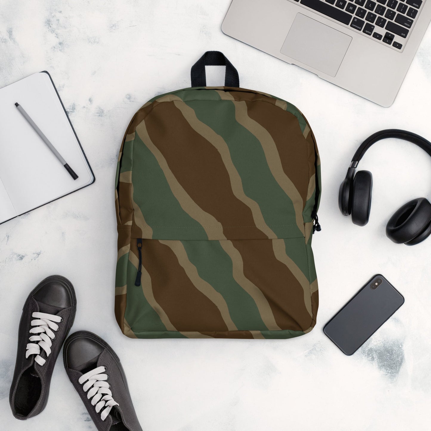 German Ambush Three Stripe Tank CAMO Backpack - Backpacks