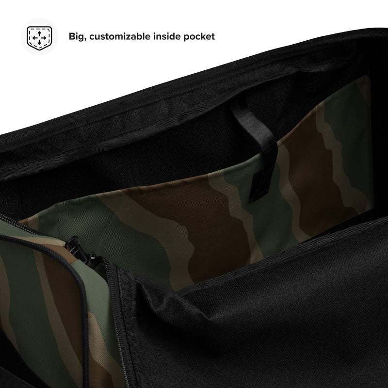 Ambush Tank Three-Stripe CAMO Duffle Bag