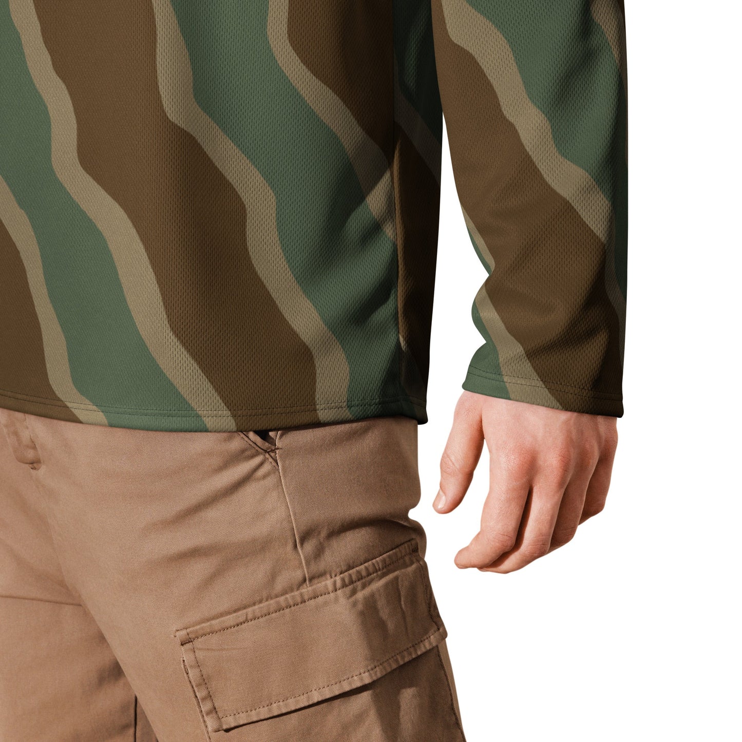 German Ambush Three Stripe Tank CAMO hockey fan jersey - Hockey Jerseys