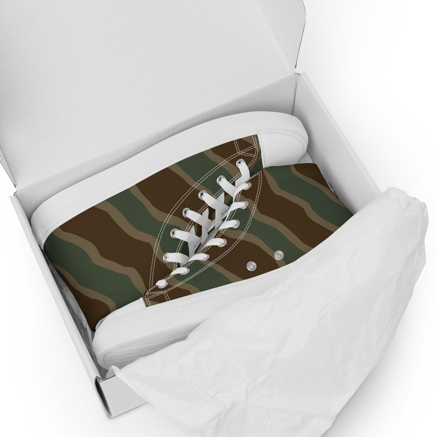 German Ambush Three Stripe Tank CAMO Mens high top canvas shoes - High Top Canvas Shoes