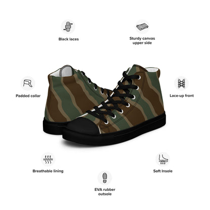German Ambush Three Stripe Tank CAMO Mens high top canvas shoes - High Top Canvas Shoes