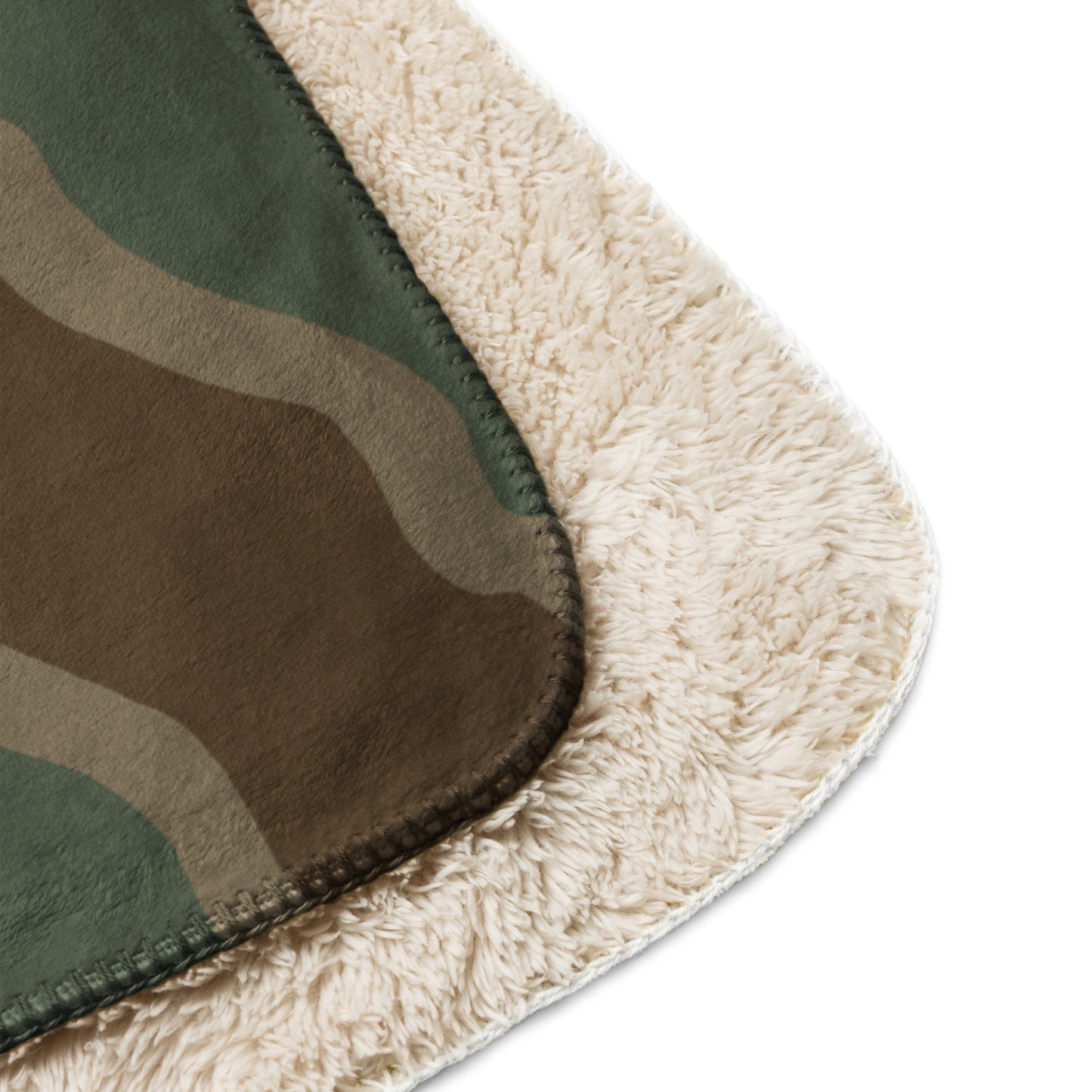 German Ambush Three Stripe Tank CAMO Sherpa blanket - Blankets