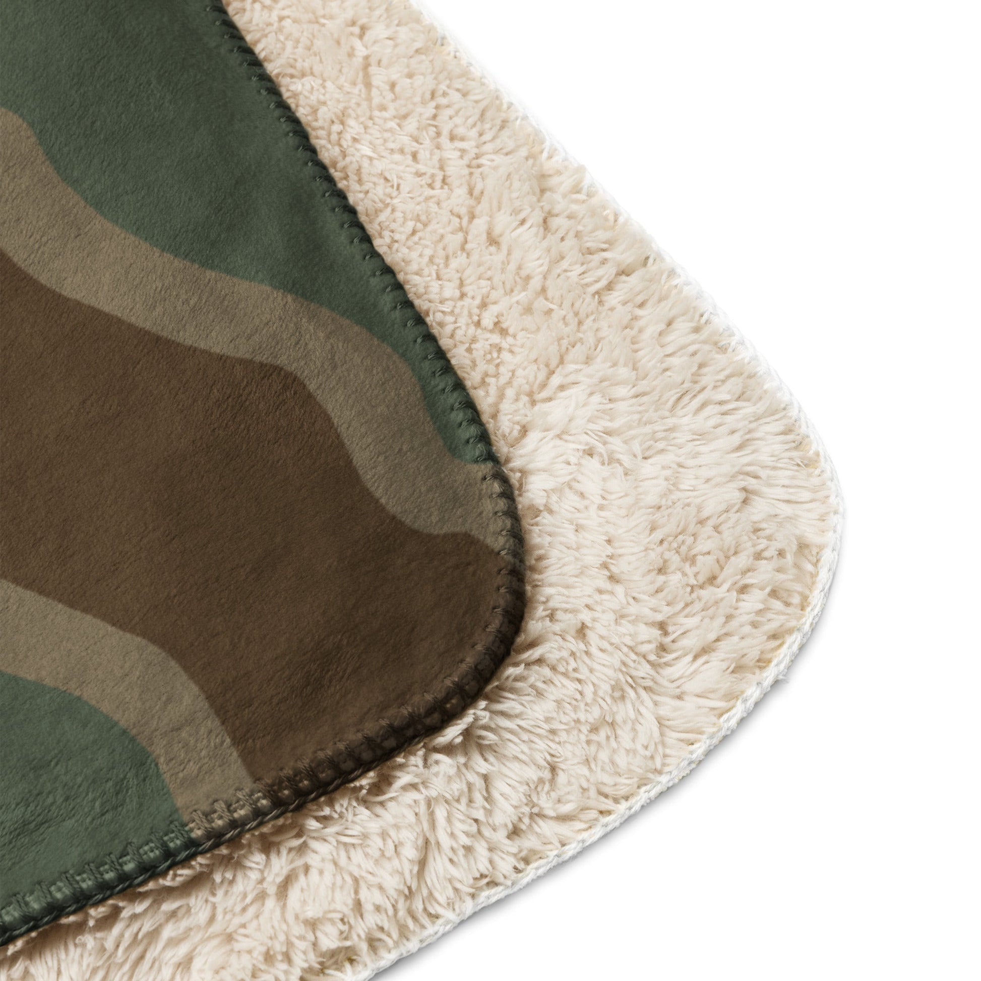 German Ambush Three Stripe Tank CAMO Sherpa blanket - Blankets