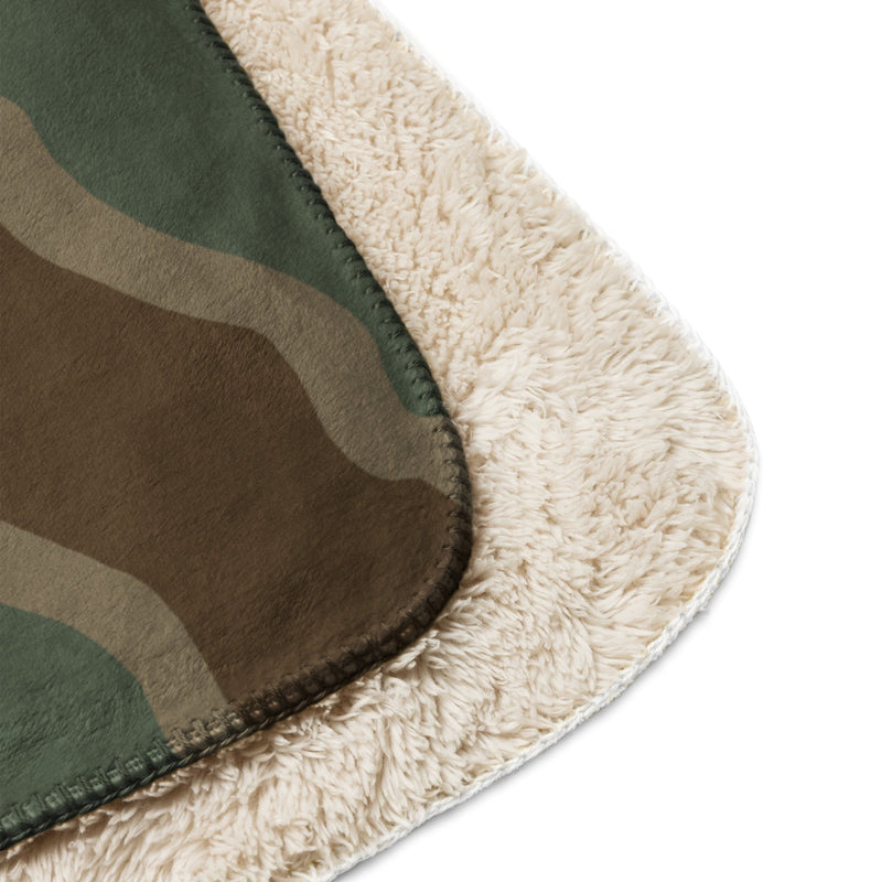 Ambush Tank Three-Stripe CAMO Sherpa Blanket