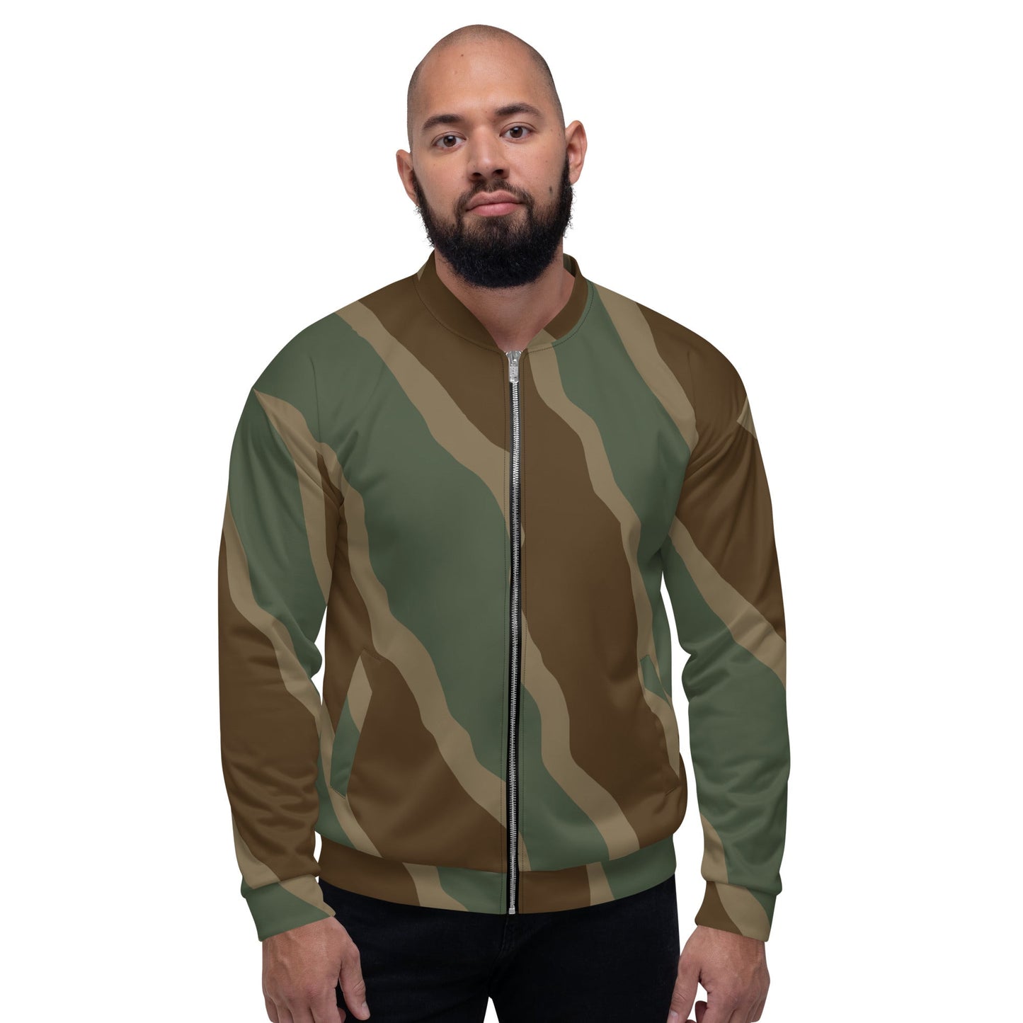 German Ambush Three Stripe Tank CAMO Unisex Bomber Jacket - Jackets
