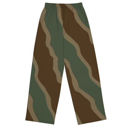German Ambush Three Stripe Tank CAMO unisex wide-leg pants - Wide-leg Pants