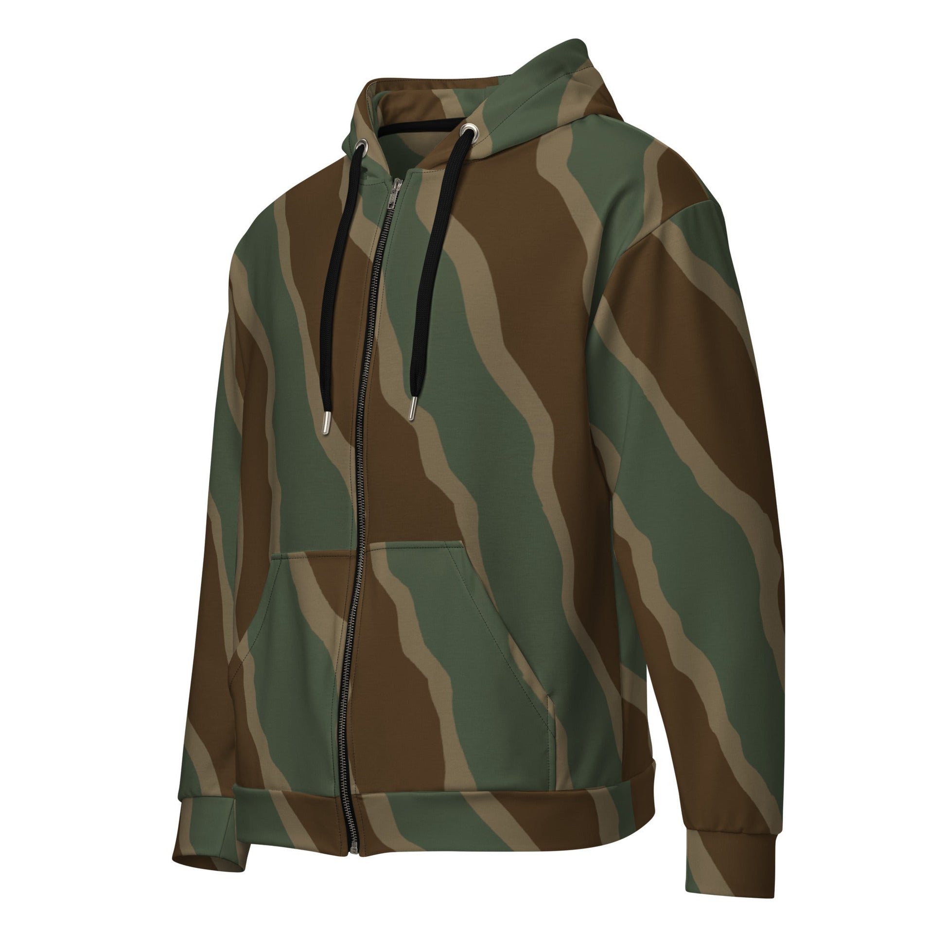 German Ambush Three Stripe Tank CAMO Unisex zip hoodie - Zip Hoodies