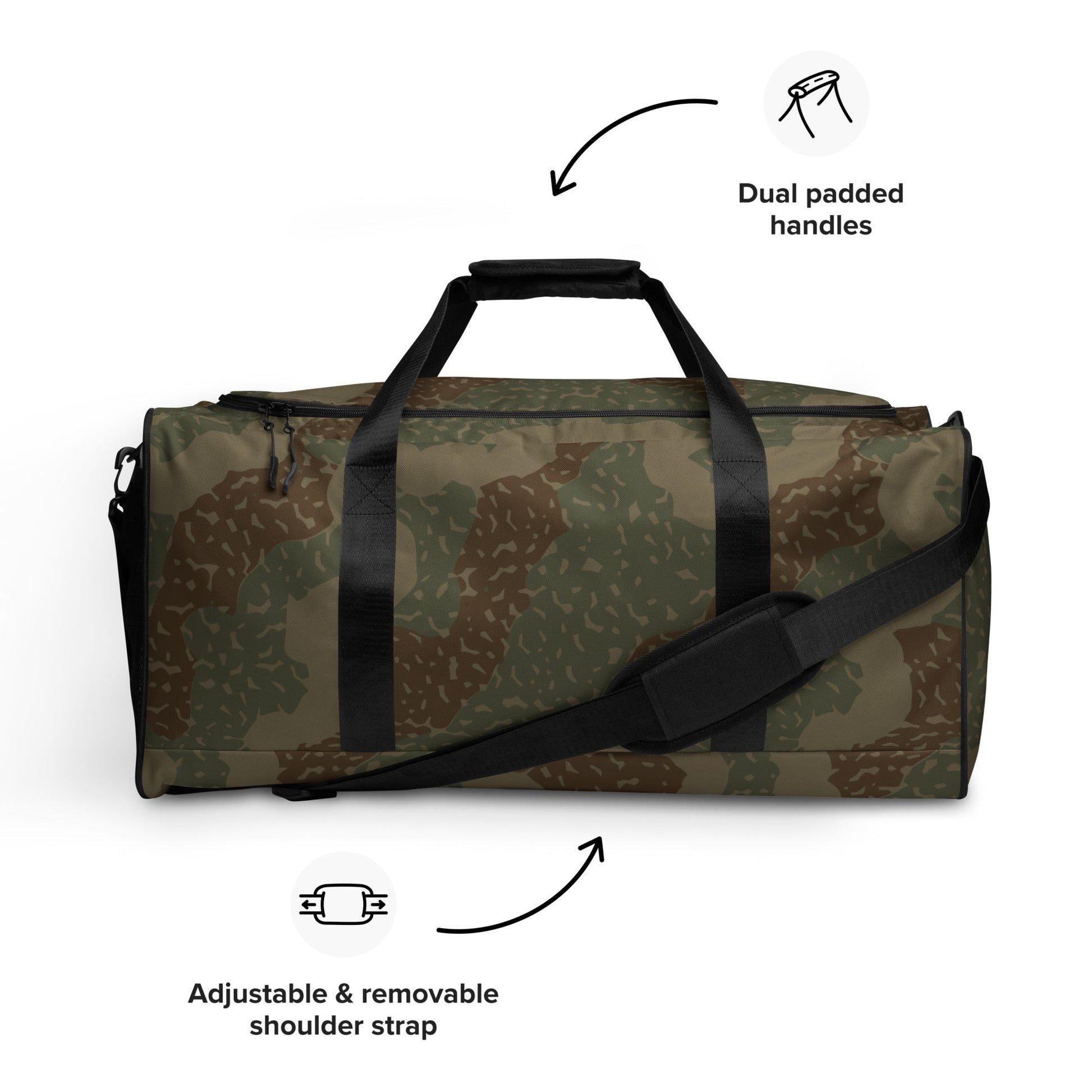 German Ambush Zimmerit Tank CAMO Duffle bag - Bags