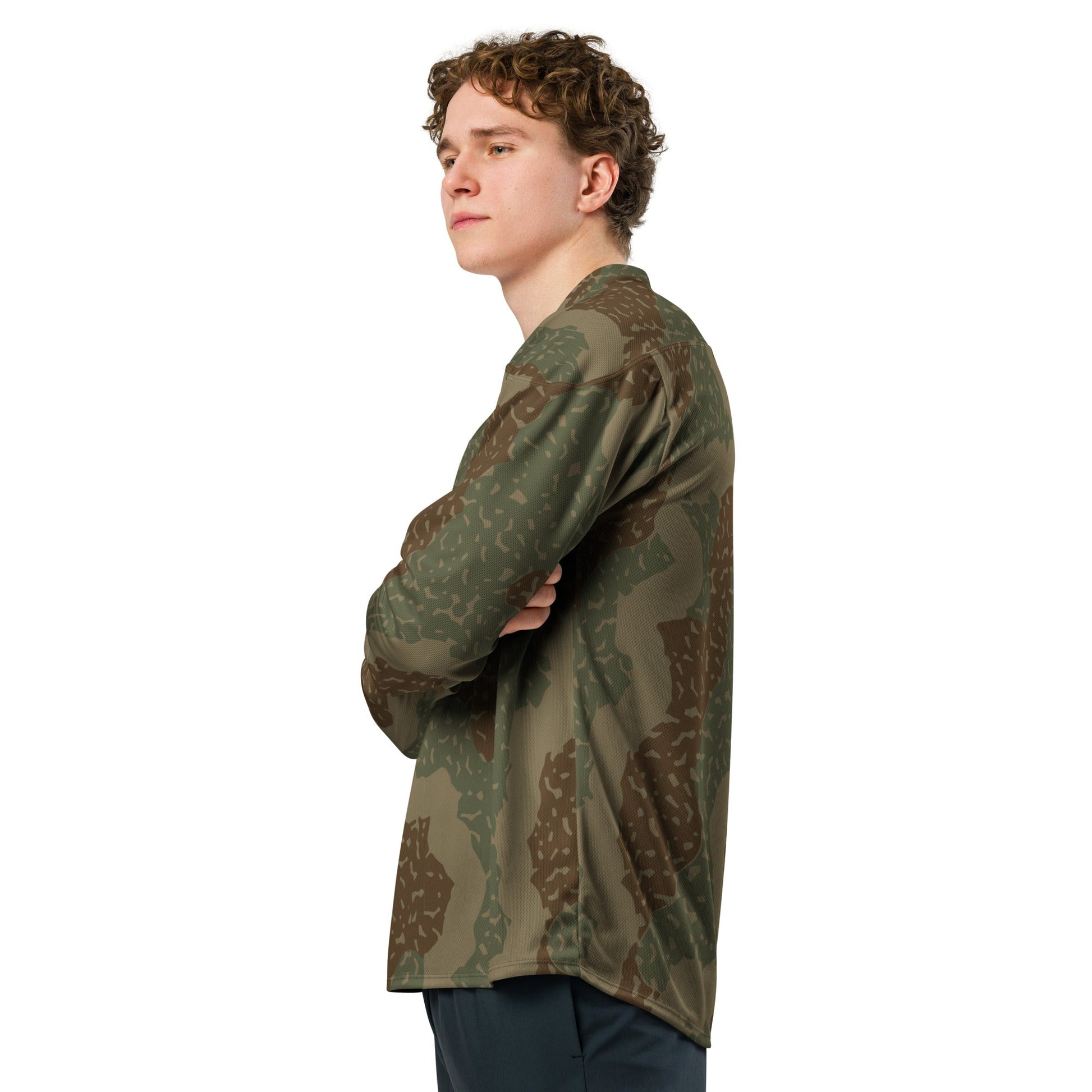 German Ambush Zimmerit Tank CAMO hockey fan jersey - 2XS - Hockey Jerseys