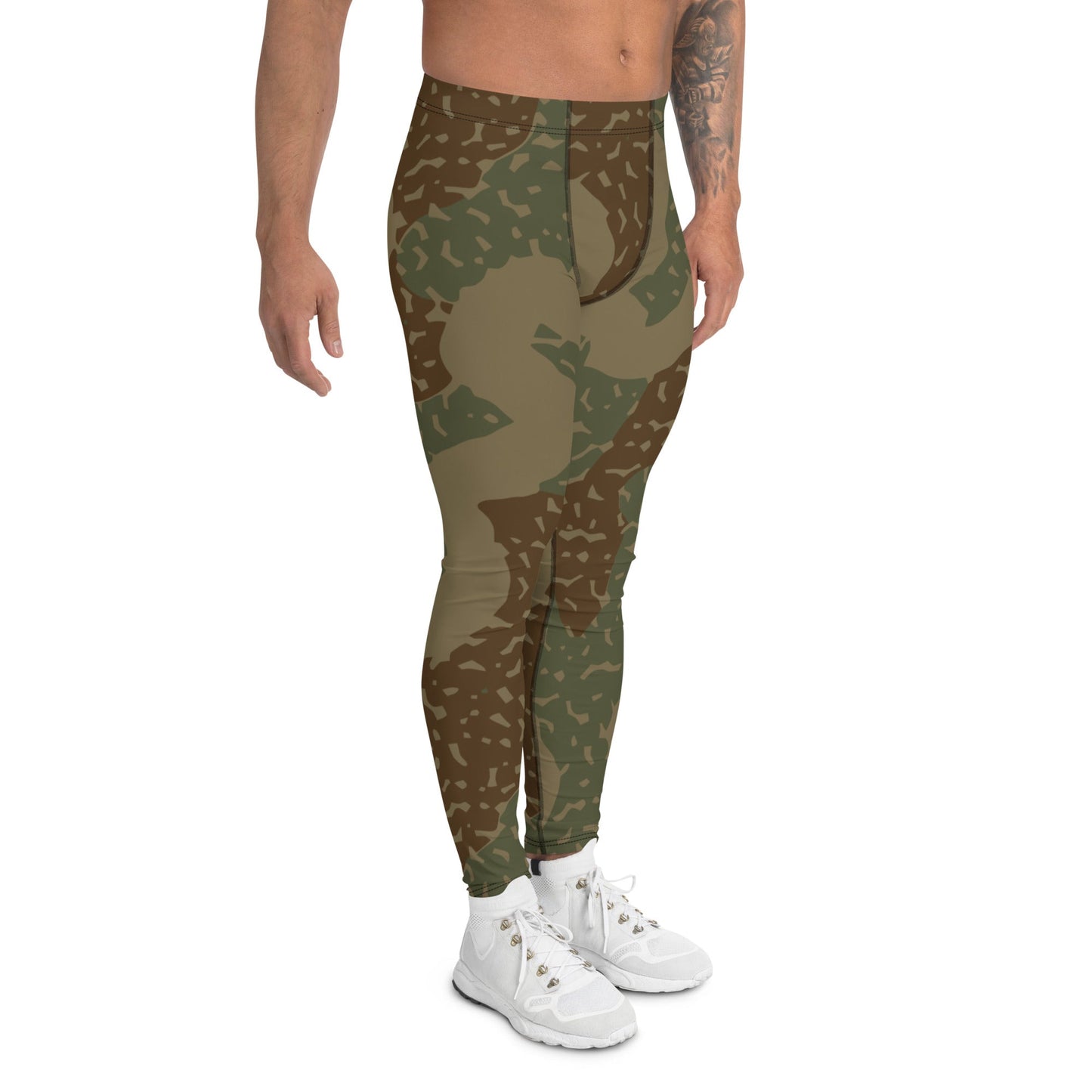 German Ambush Zimmerit Tank CAMO Mens Leggings
