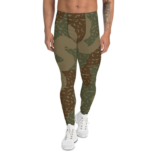 German Ambush Zimmerit Tank CAMO Mens Leggings - XS