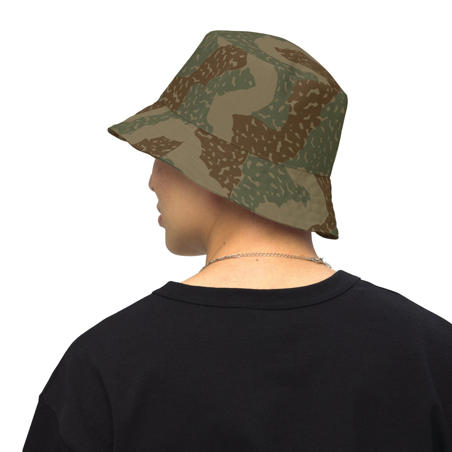 German Ambush Zimmerit Tank CAMO Reversible bucket hat - Bucket Hats