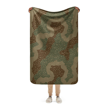 German Ambush Zimmerit Tank CAMO Sherpa blanket 37″×57″ Blankets
