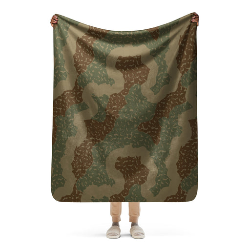 Ambush Tank Zimmerit CAMO Sherpa Blanket - 50″×60″