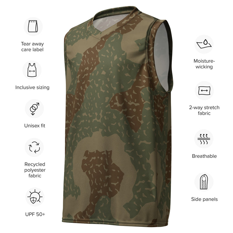 Ambush Tank Zimmerit CAMO Unisex Basketball Jersey