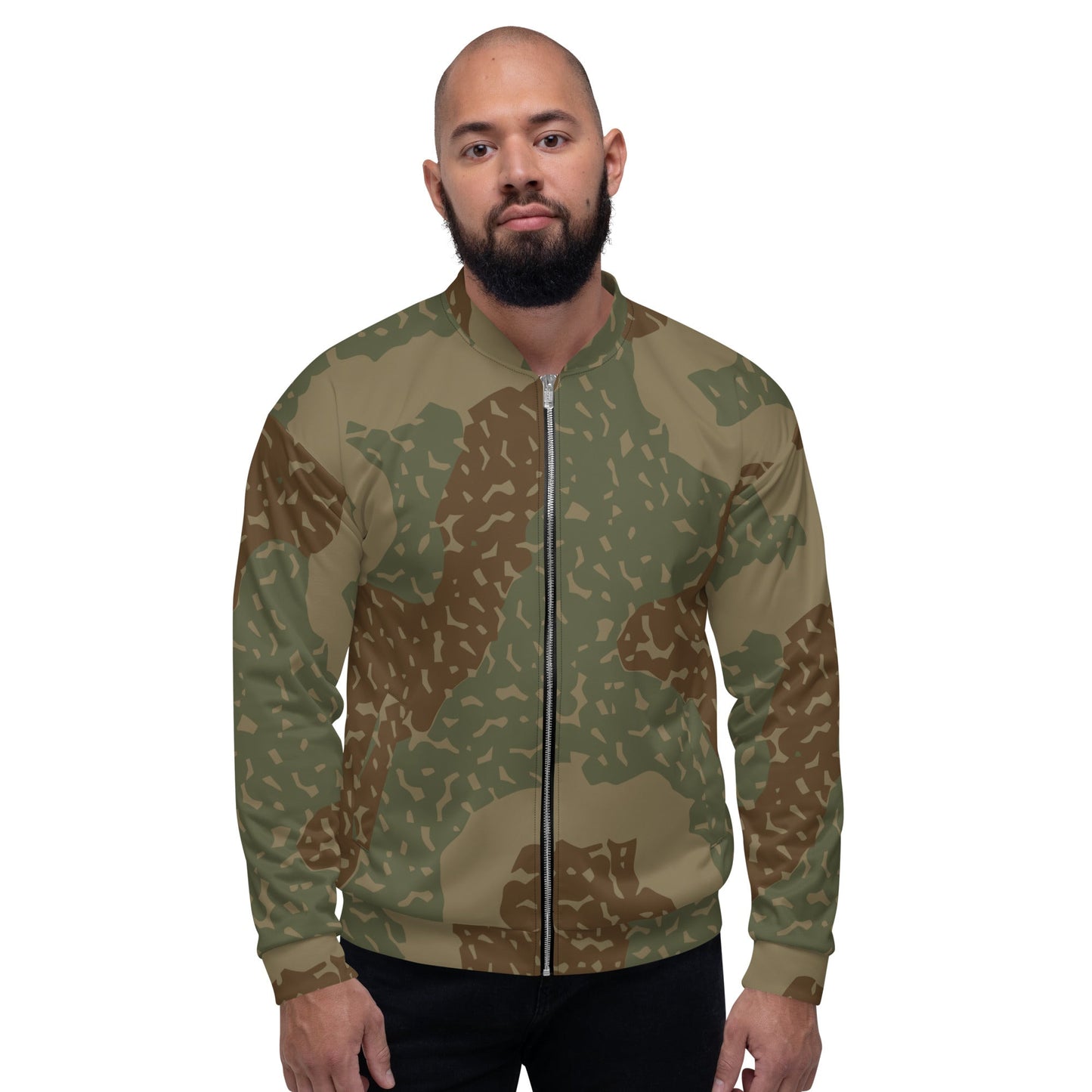 German Ambush Zimmerit Tank CAMO Unisex Bomber Jacket - Jackets