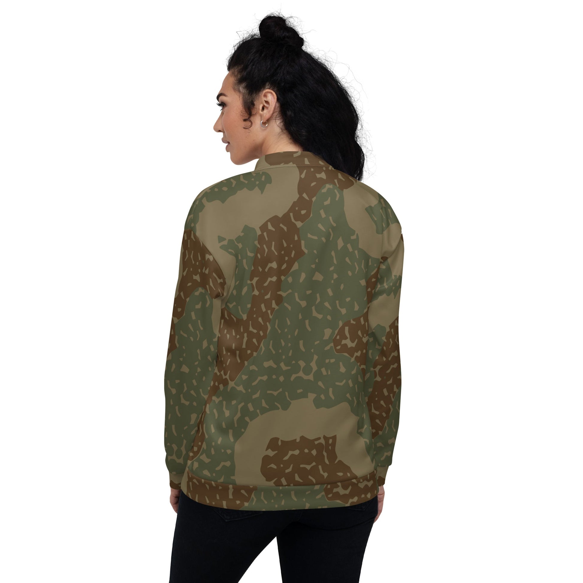 German Ambush Zimmerit Tank CAMO Unisex Bomber Jacket - Jackets