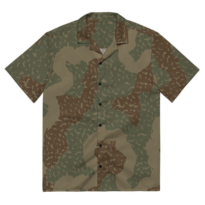 German Ambush Zimmerit Tank CAMO Unisex button shirt - 2XS - Button Shirts