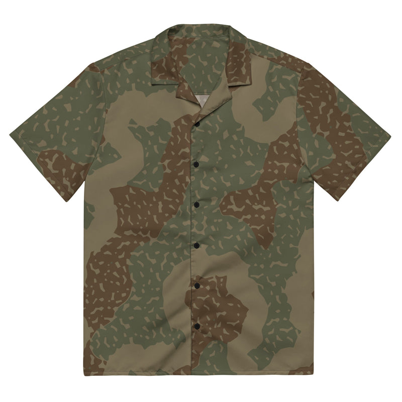 Ambush Tank Zimmerit CAMO Unisex Short-Sleeve Button Shirt - 2XS - Button-Up