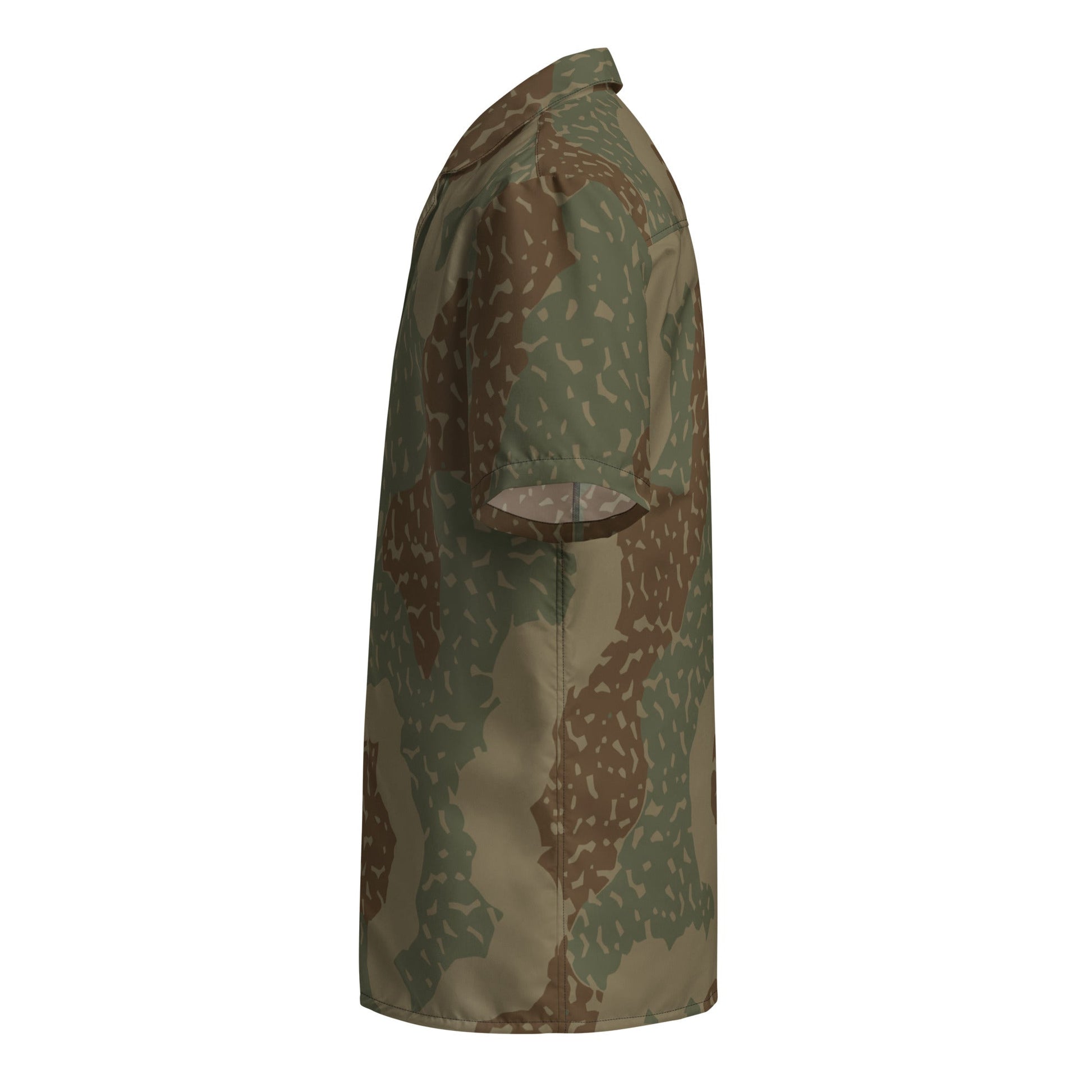 German Ambush Zimmerit Tank CAMO Unisex button shirt - Button Shirts