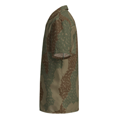 German Ambush Zimmerit Tank CAMO Unisex button shirt - Button Shirts