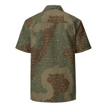 German Ambush Zimmerit Tank CAMO Unisex button shirt - Button Shirts