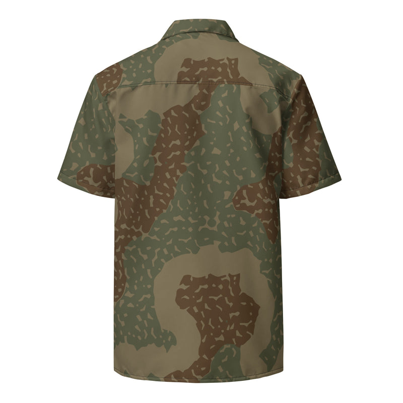 Ambush Tank Zimmerit CAMO Unisex Short-Sleeve Button Shirt - Button-Up
