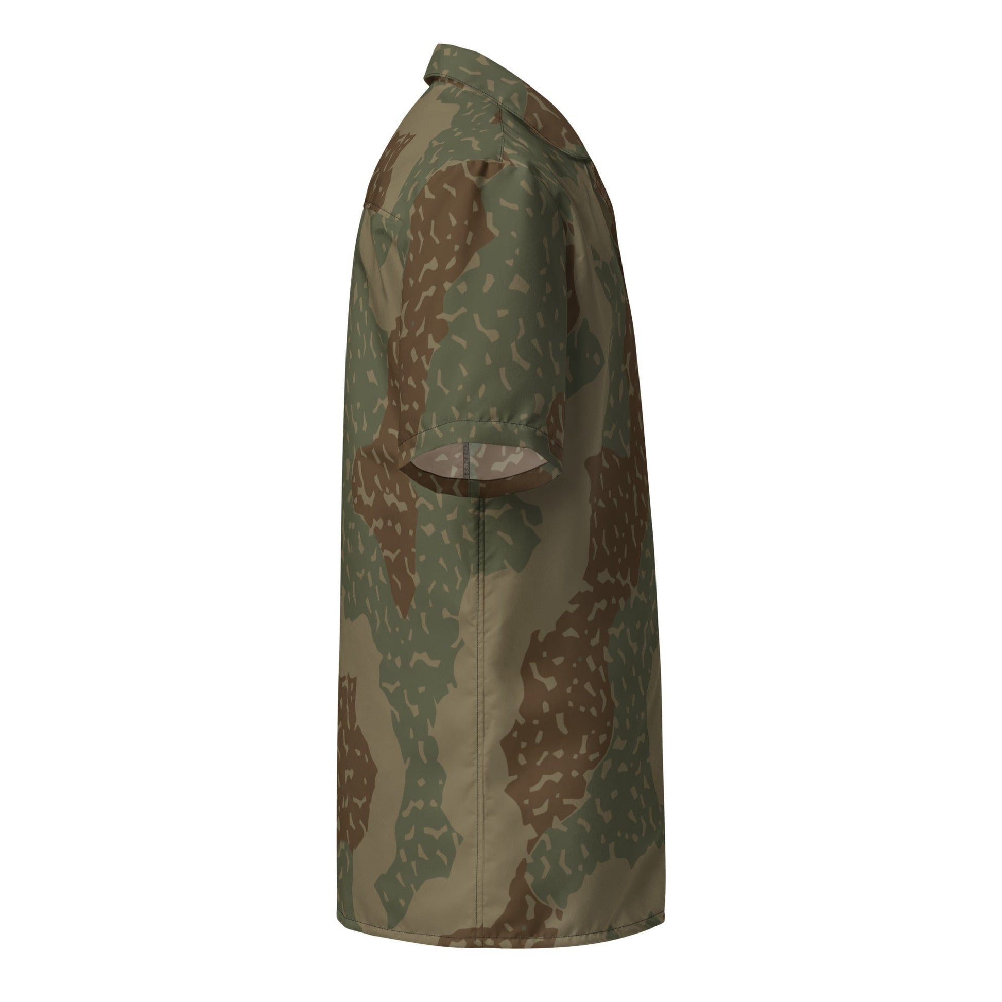 German Ambush Zimmerit Tank CAMO Unisex button shirt - Button Shirts