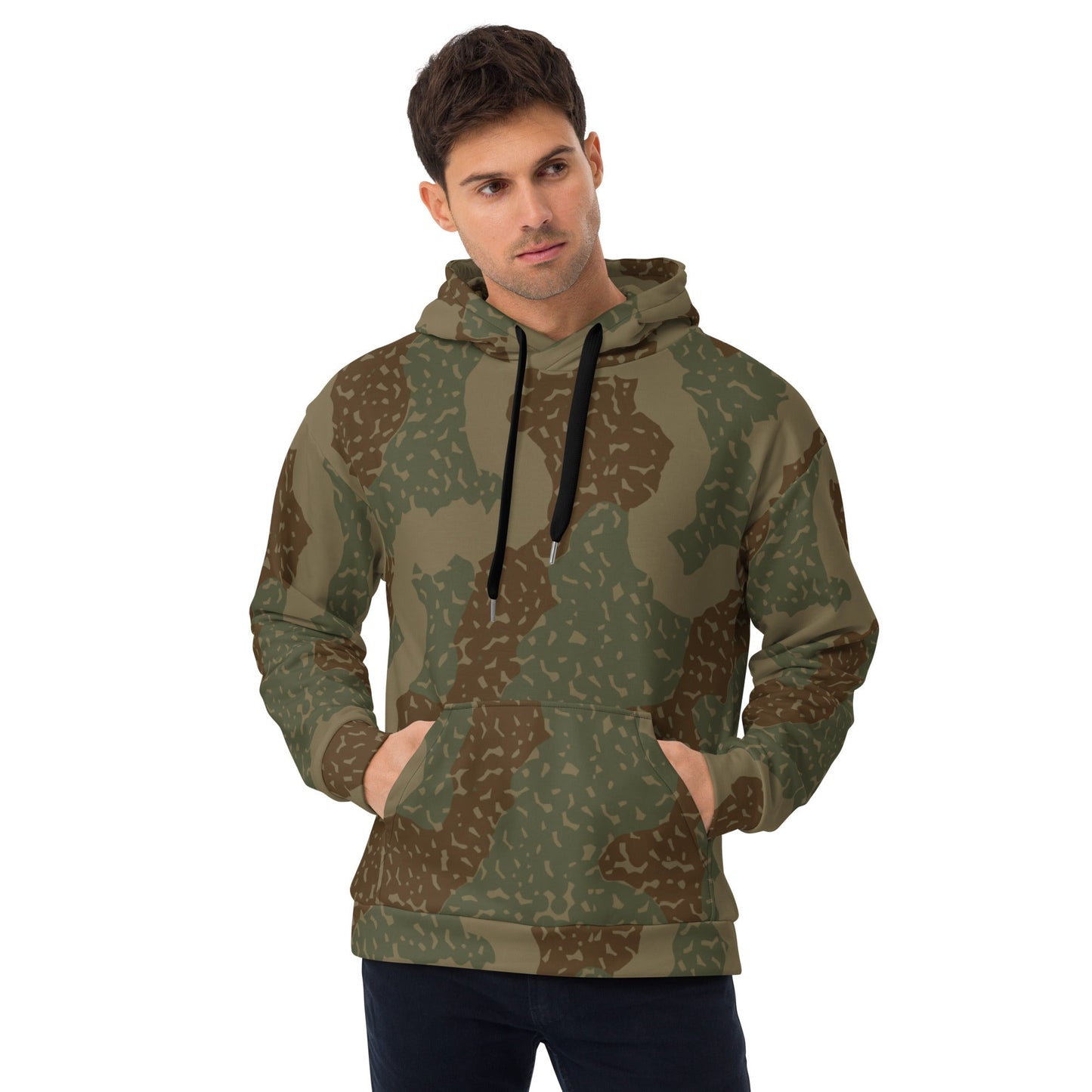 German Ambush Zimmerit Tank CAMO Unisex Hoodie - 2XS - Hoodies