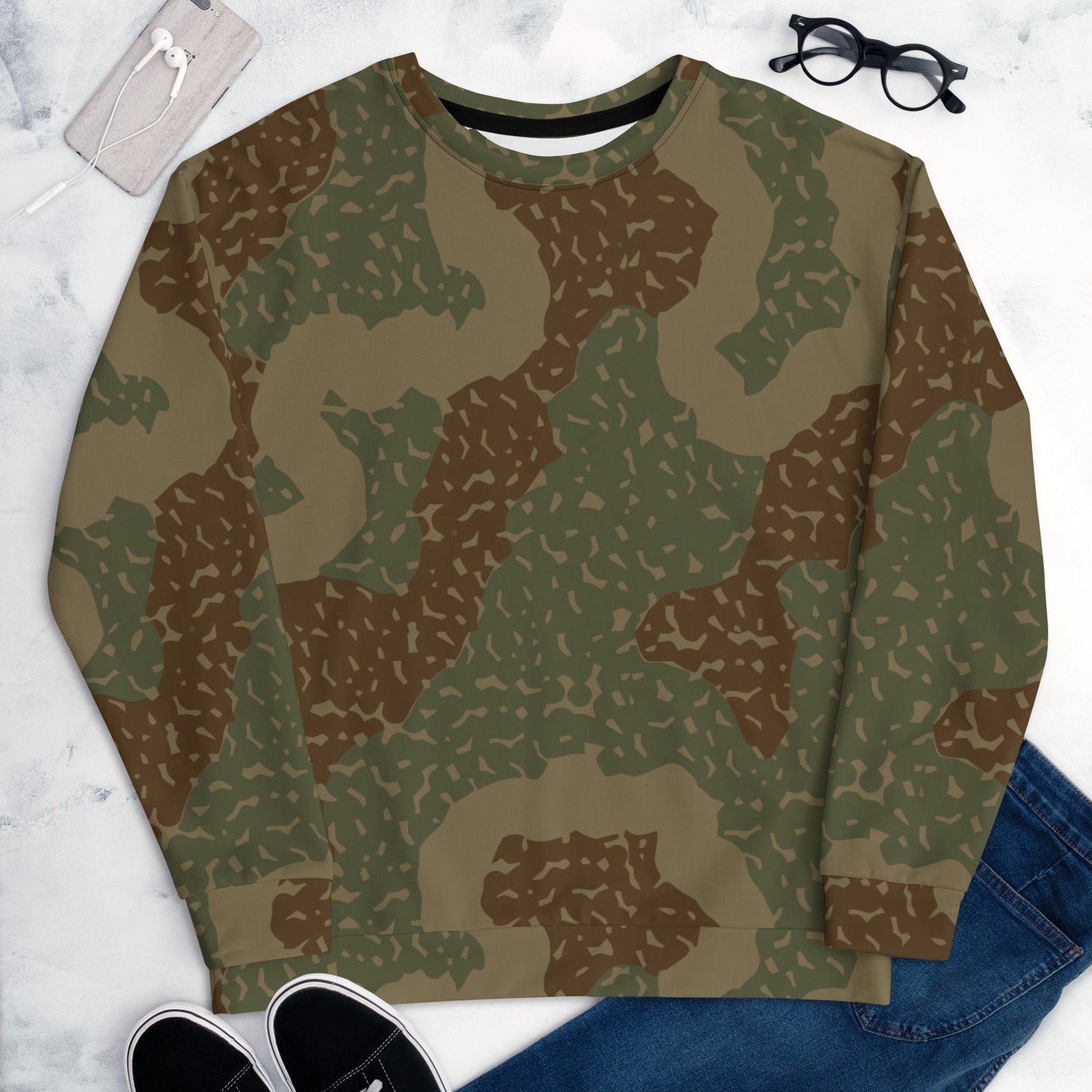 German Ambush Zimmerit Tank CAMO Unisex Sweatshirt - Sweatshirts