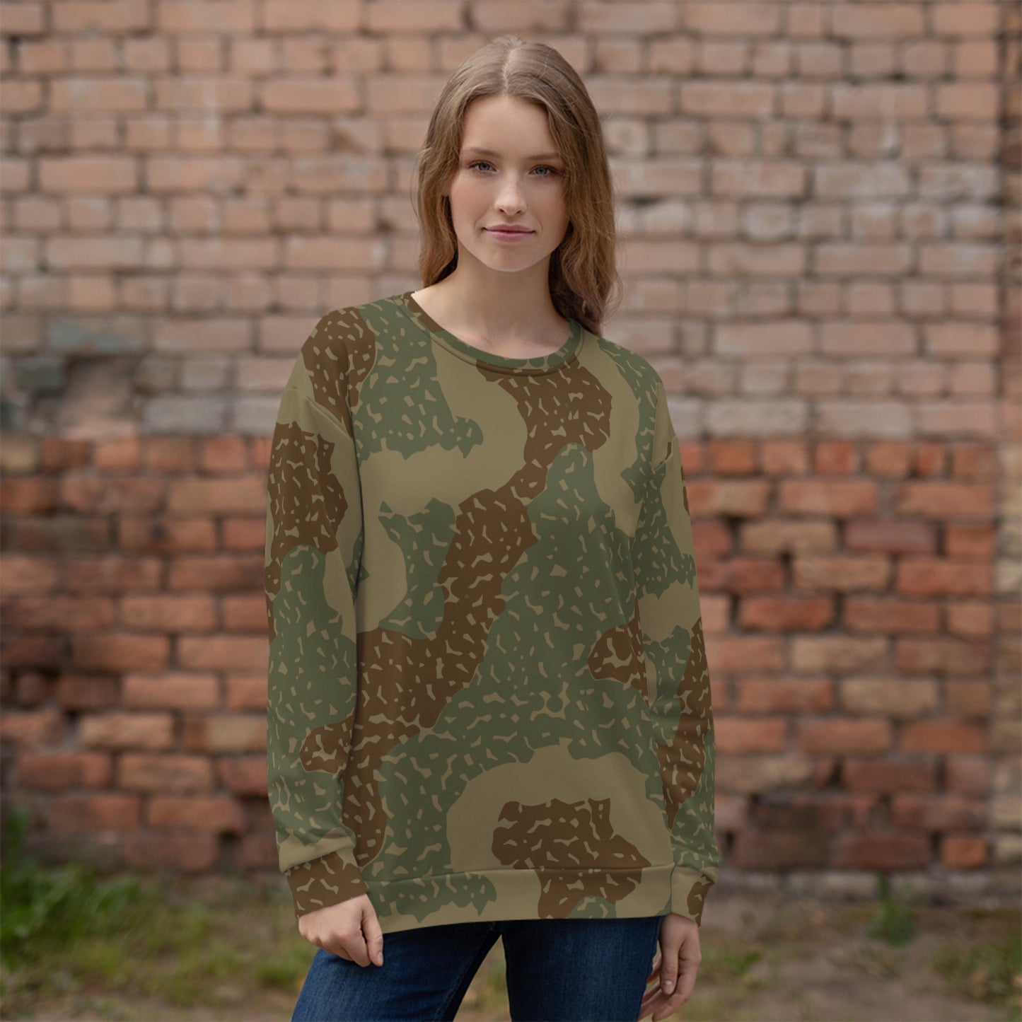 German Ambush Zimmerit Tank CAMO Unisex Sweatshirt - Sweatshirts
