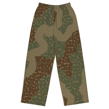 German Ambush Zimmerit Tank CAMO unisex wide-leg pants - 2XS - Wide-leg Pants