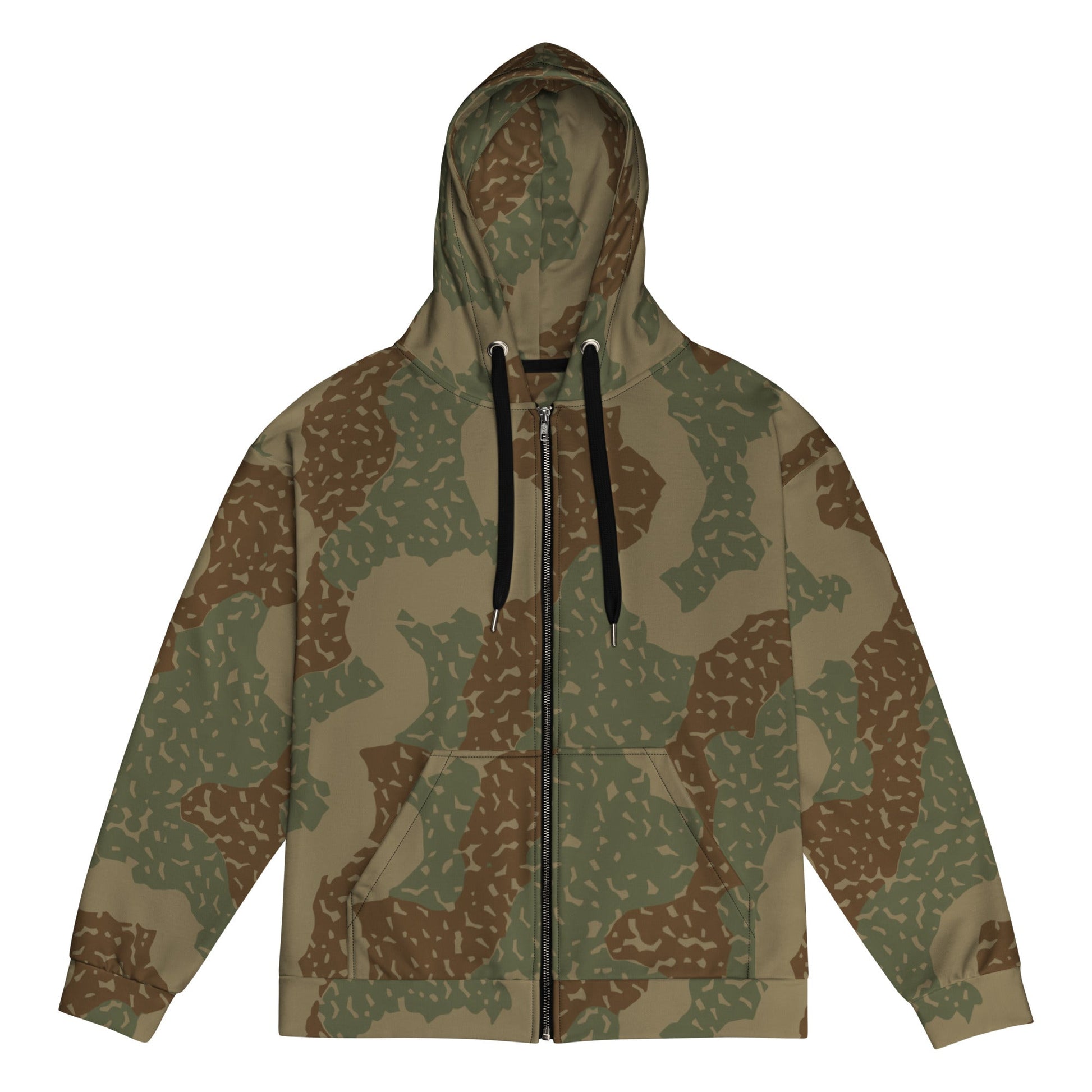 German Ambush Zimmerit Tank CAMO Unisex zip hoodie - 2XS - Zip Hoodies